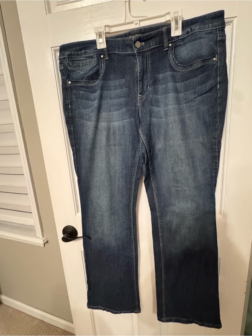 White House Black Market Dark Blue Bootcut Jeans